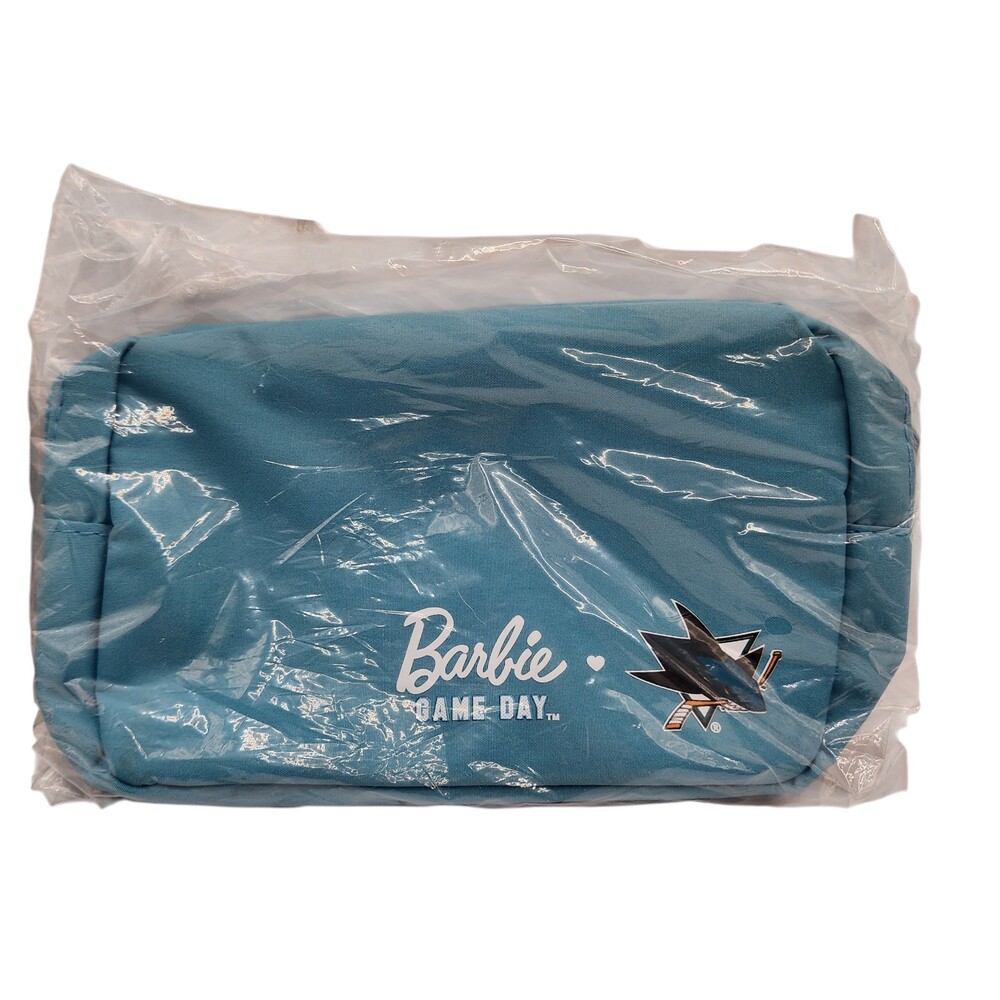 Barbie x San Jose Sharks Blue Game Day Crossbody Belt Bag Fanny Pack NHL SGA NWT